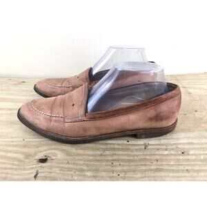 Manolo Blahnik Shoes Womens 40 Brown Leather Loafers Flats Slip Ons Italy